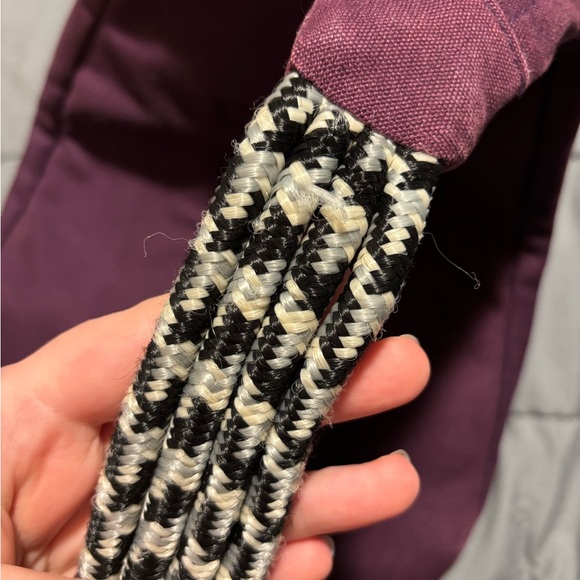 KAVU Maroon Rope Sling Bag with Patterned Strap - Picture 7 of 7